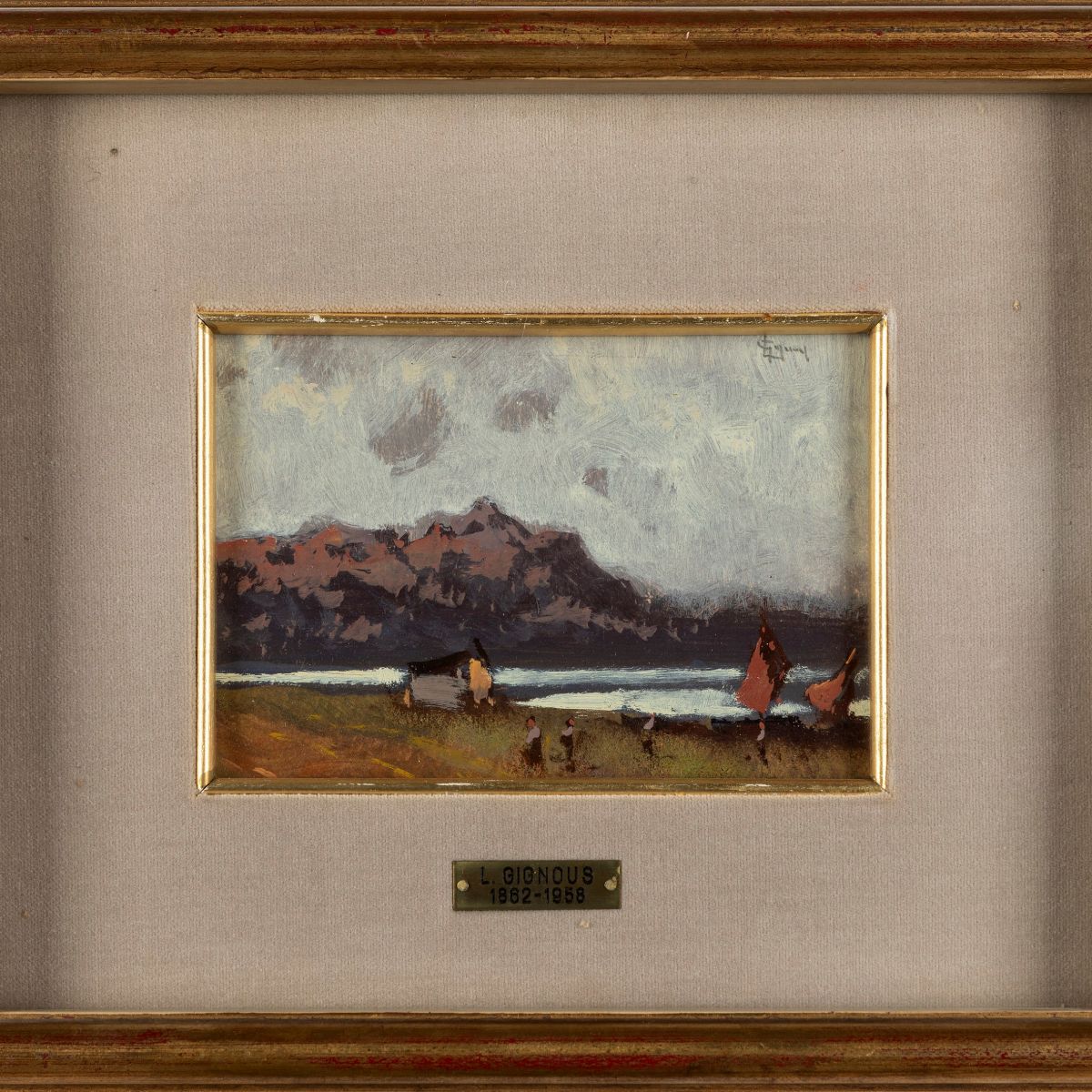 Lorenzo Gignous - Lago Maggiore; Figura nel Bosco
