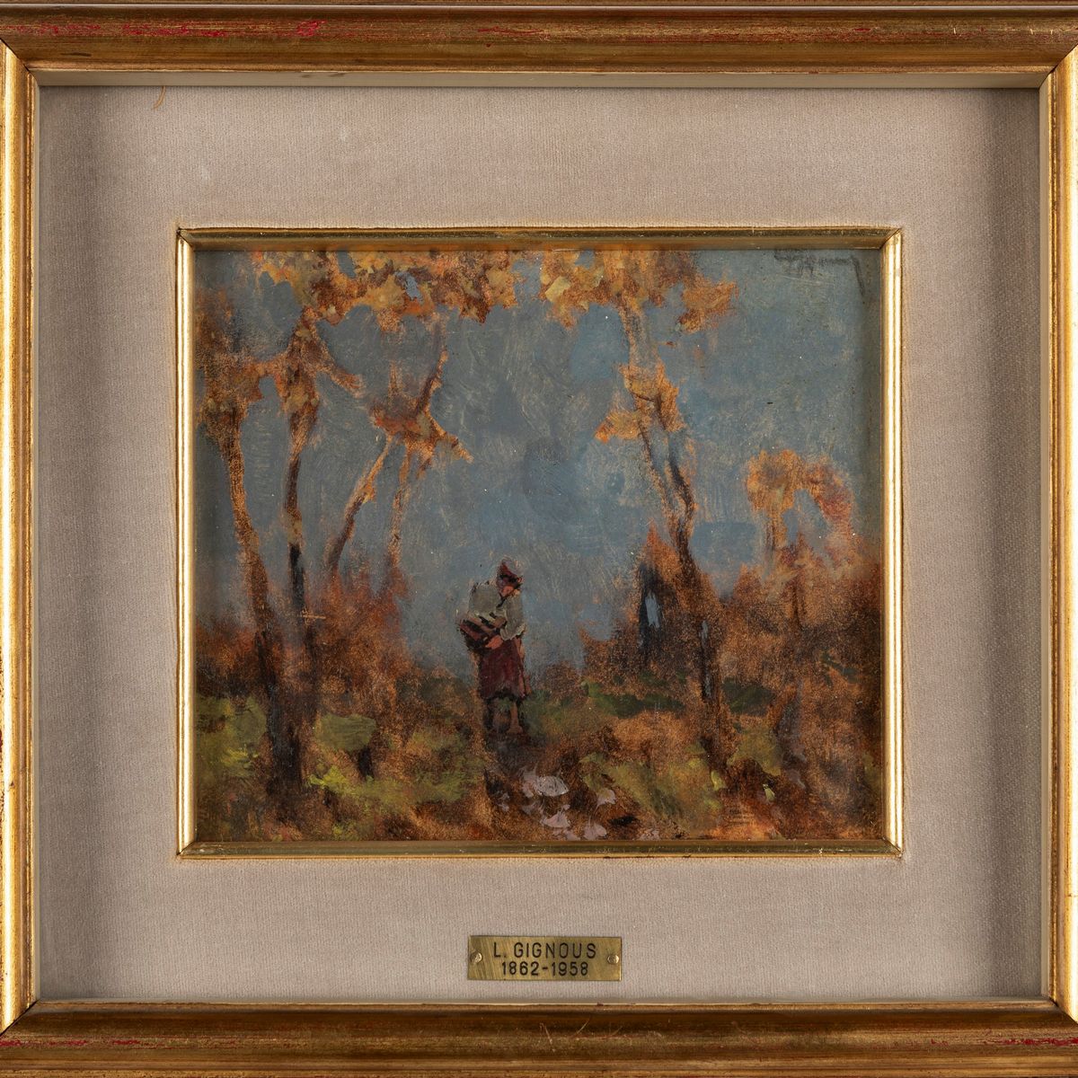 Lorenzo Gignous - Lago Maggiore; Figura nel Bosco