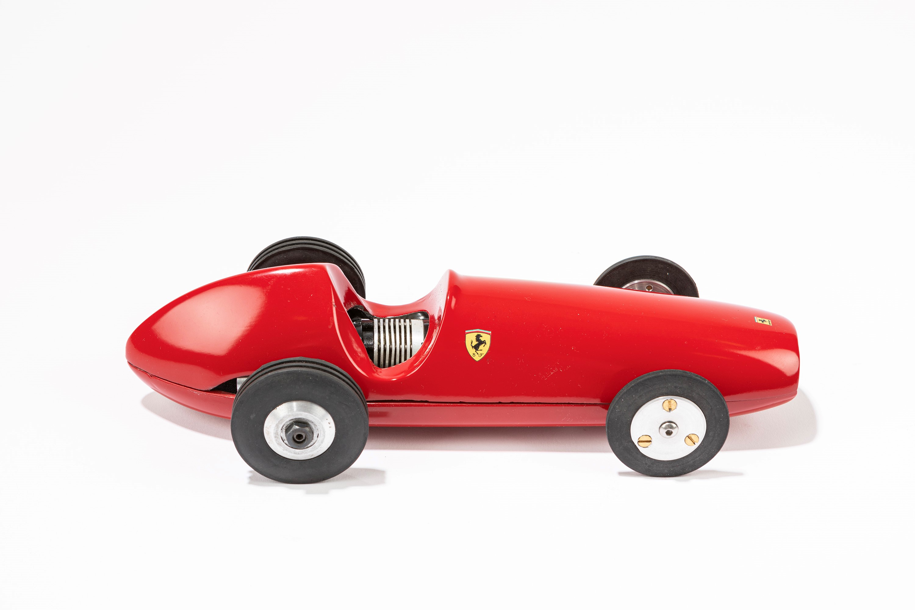 JAO - Tether car, Ferrari model 50's, Vintage Toys