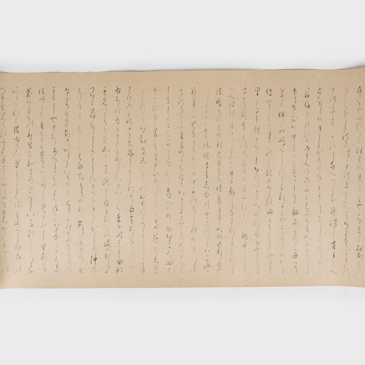 Emakimono Dipinto su Carta Raffigurante Costruzione di un Villaggio, Giappone Periodo Edo