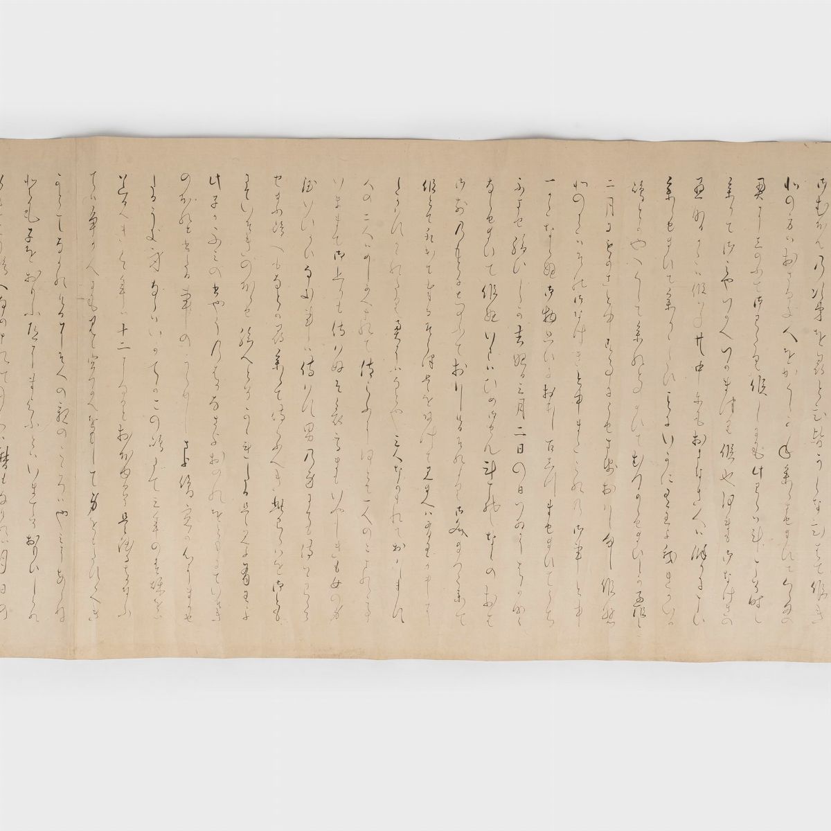 Emakimono Dipinto su Carta Raffigurante Costruzione di un Villaggio, Giappone Periodo Edo