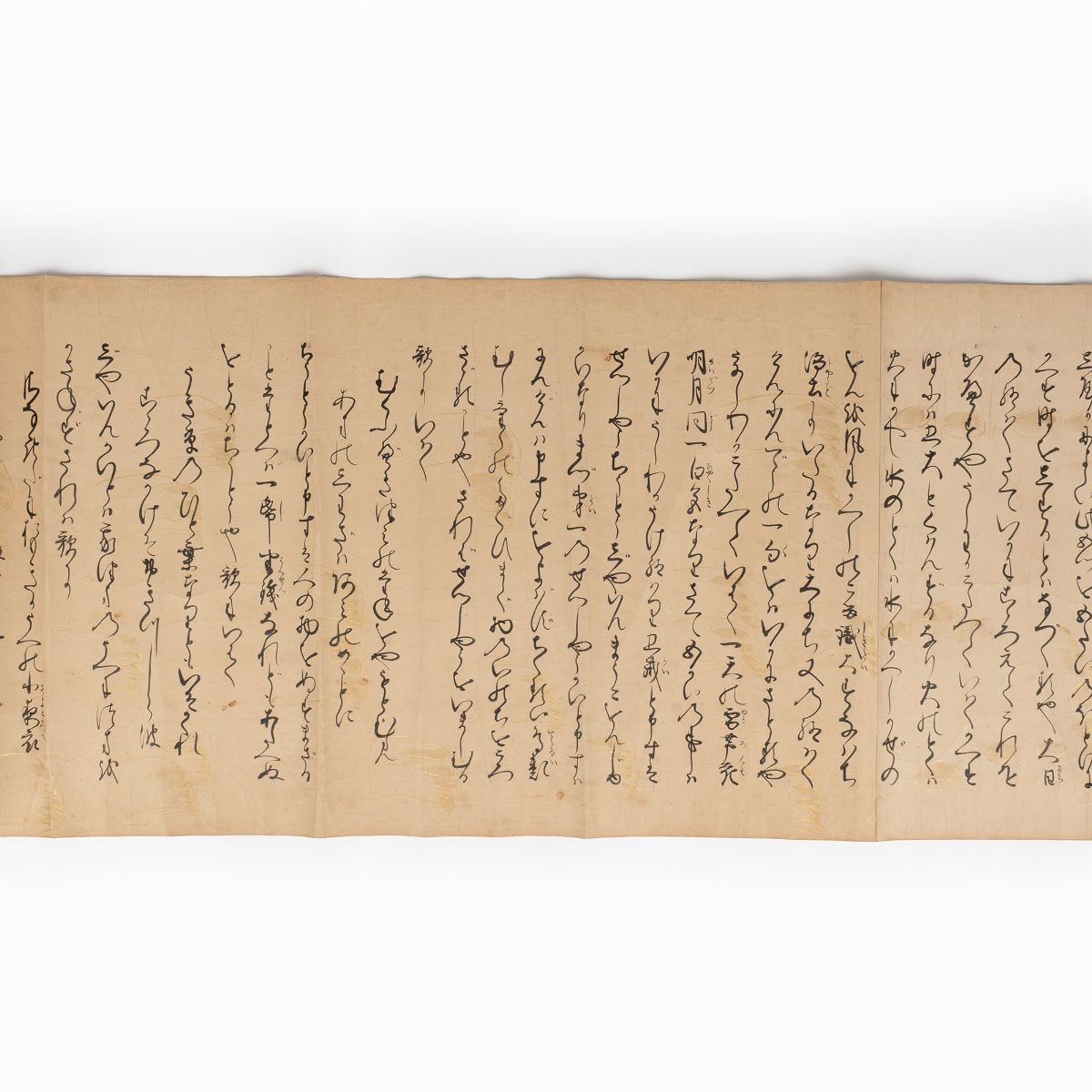 Emakimono Dipinto su Carta Raffigurante Racconto di Iniziazione, Giappone Periodo Edo