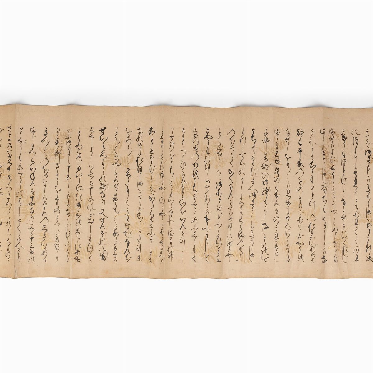 Emakimono Dipinto su Carta Raffigurante Racconto di Iniziazione, Giappone Periodo Edo