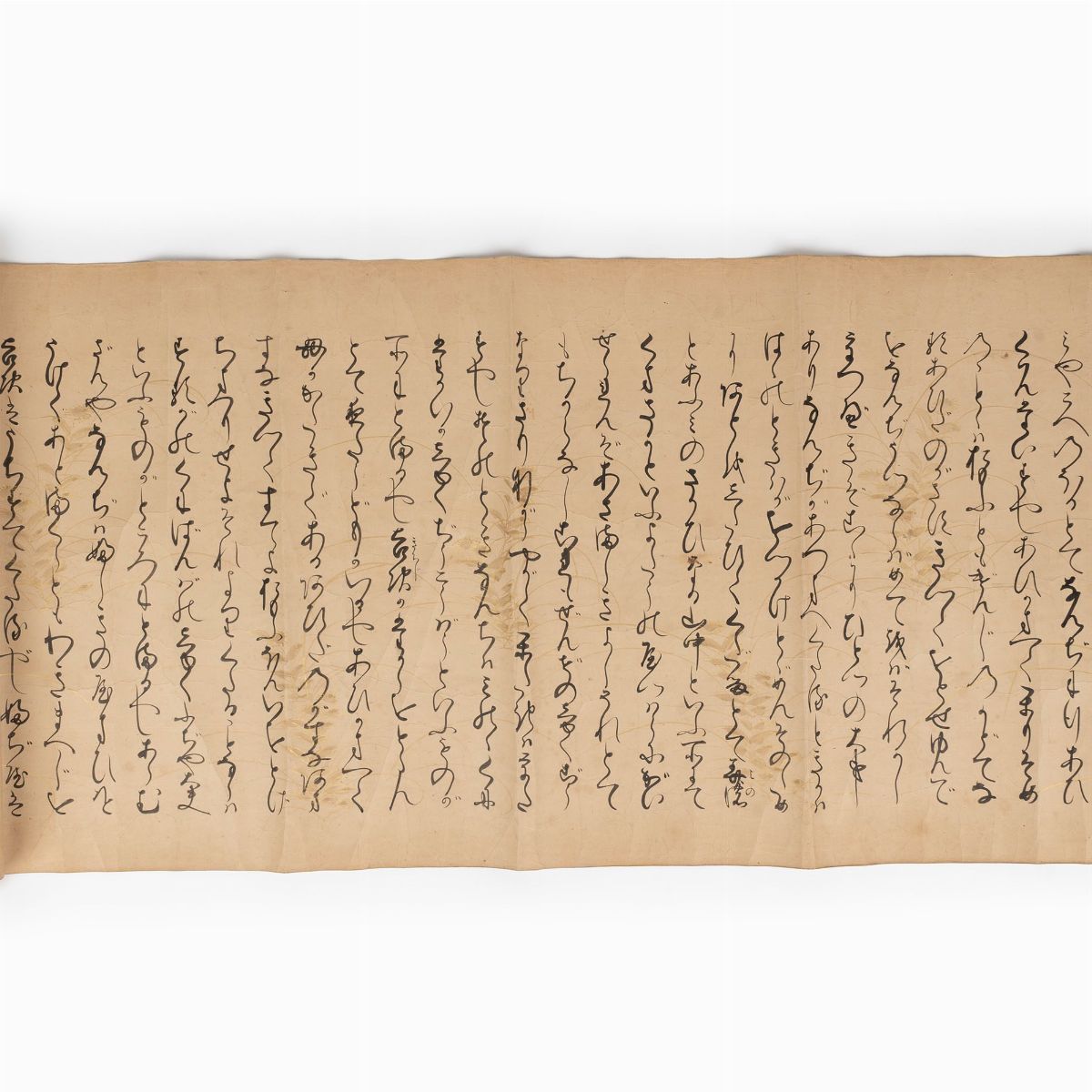 Emakimono Dipinto su Carta Raffigurante Racconto di Iniziazione, Giappone Periodo Edo