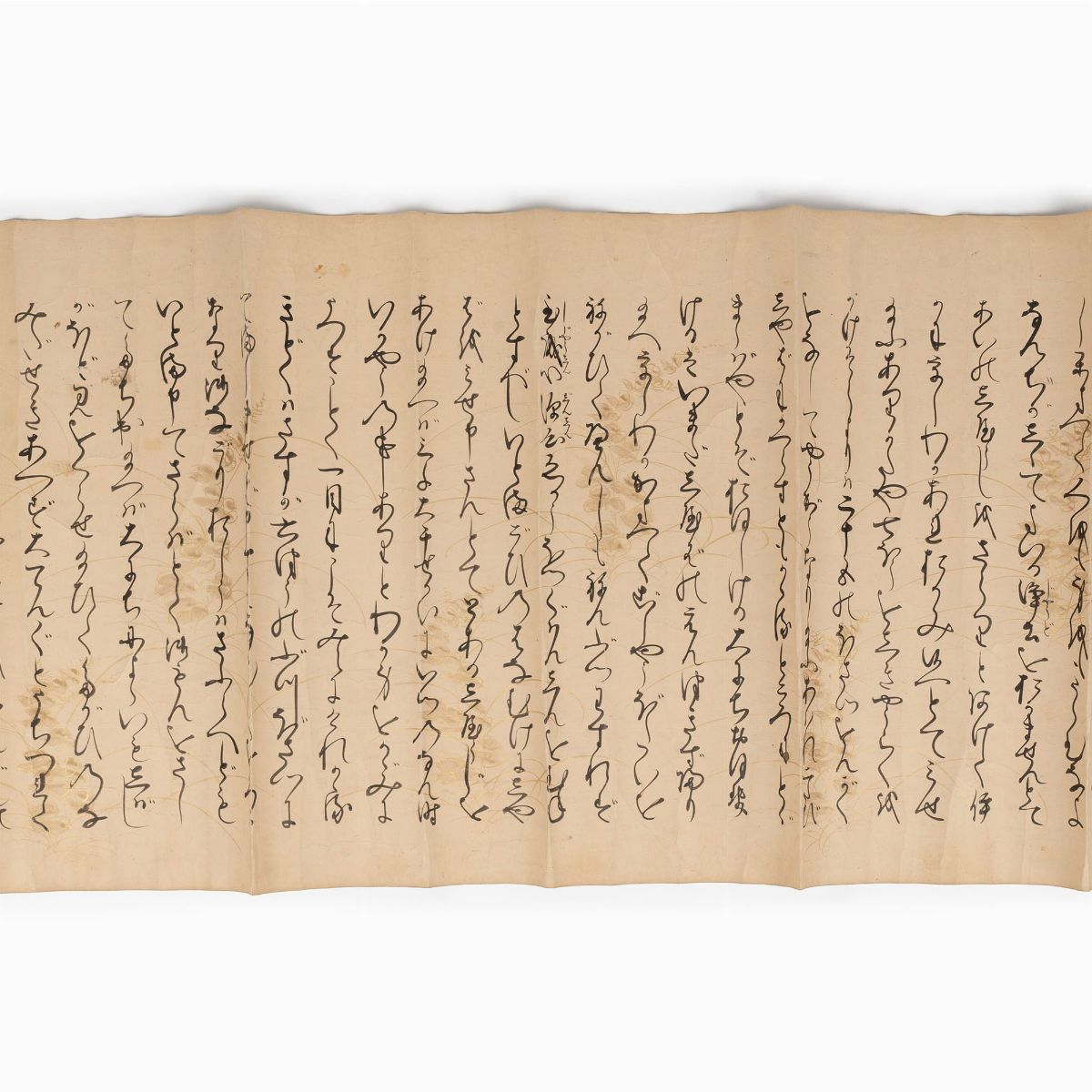 Emakimono Dipinto su Carta Raffigurante Racconto di Iniziazione, Giappone Periodo Edo