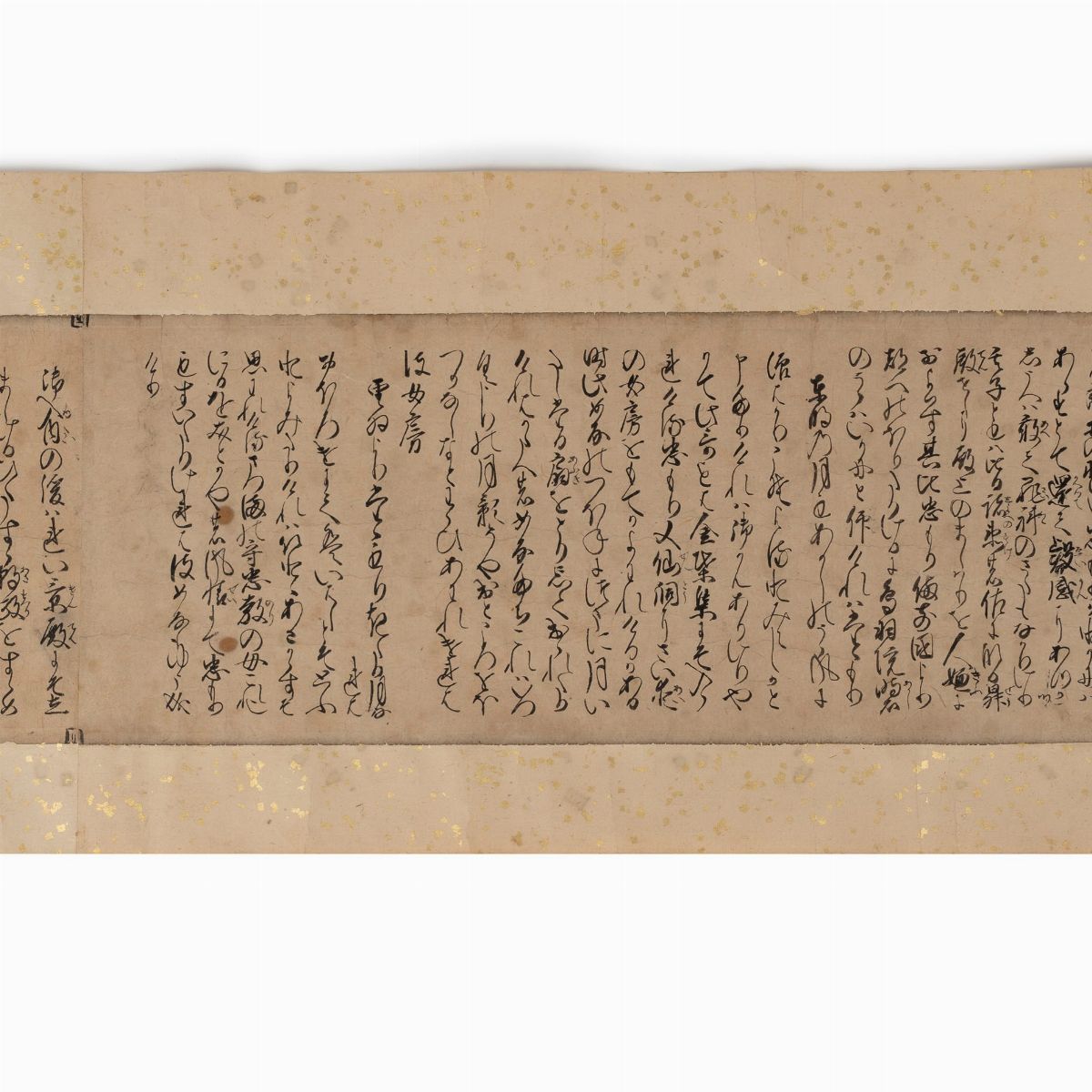 Emakimono Dipinto su Carta Raffigurante Samurai, Giappone Periodo Edo