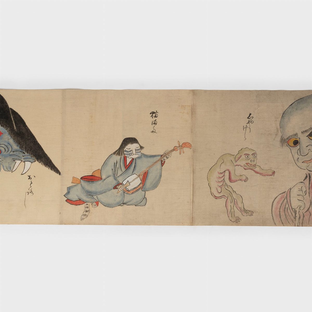 Emakimono Dipinto su Carta Raffigurante Demoni, Giappone Periodo Edo