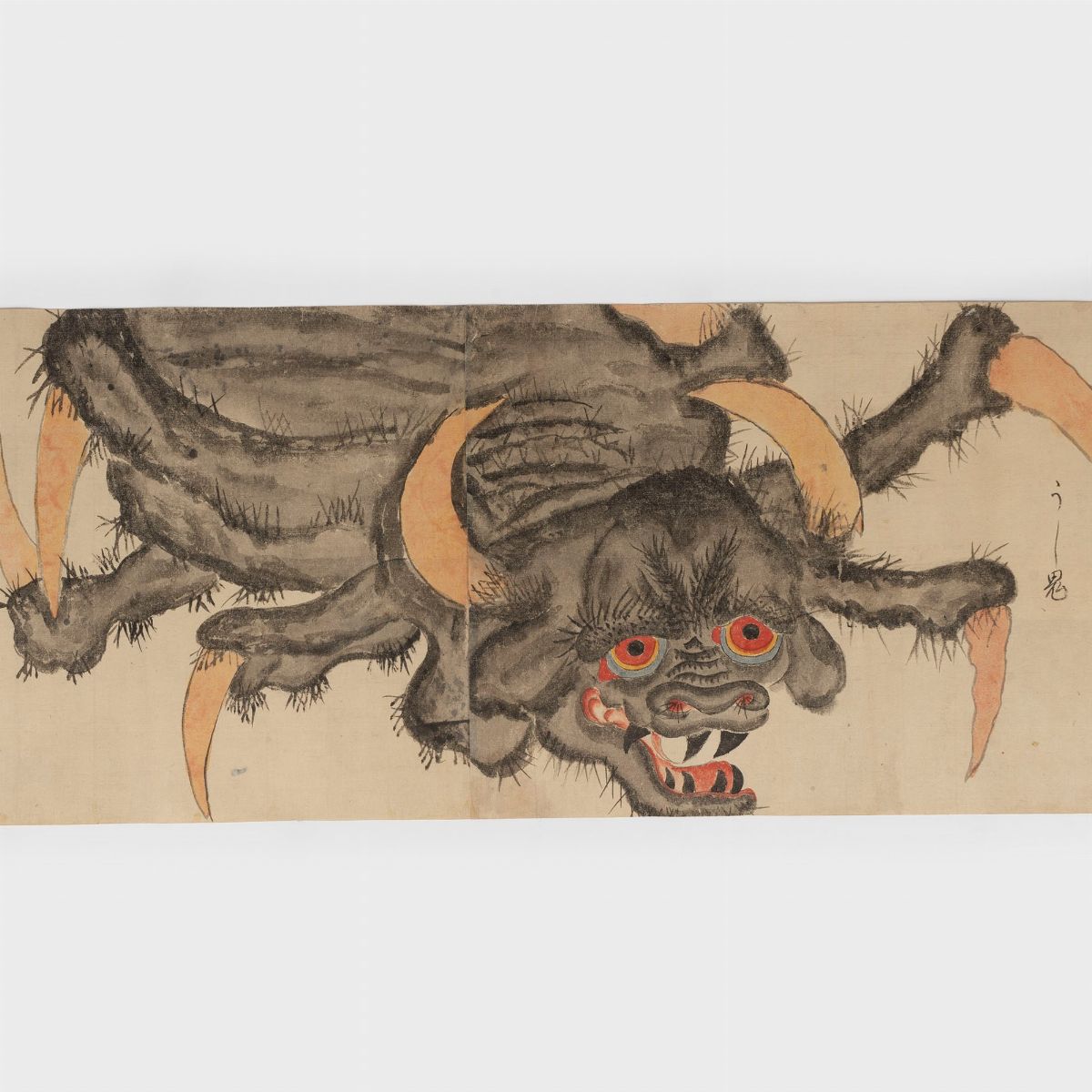 Emakimono Dipinto su Carta Raffigurante Demoni, Giappone Periodo Edo