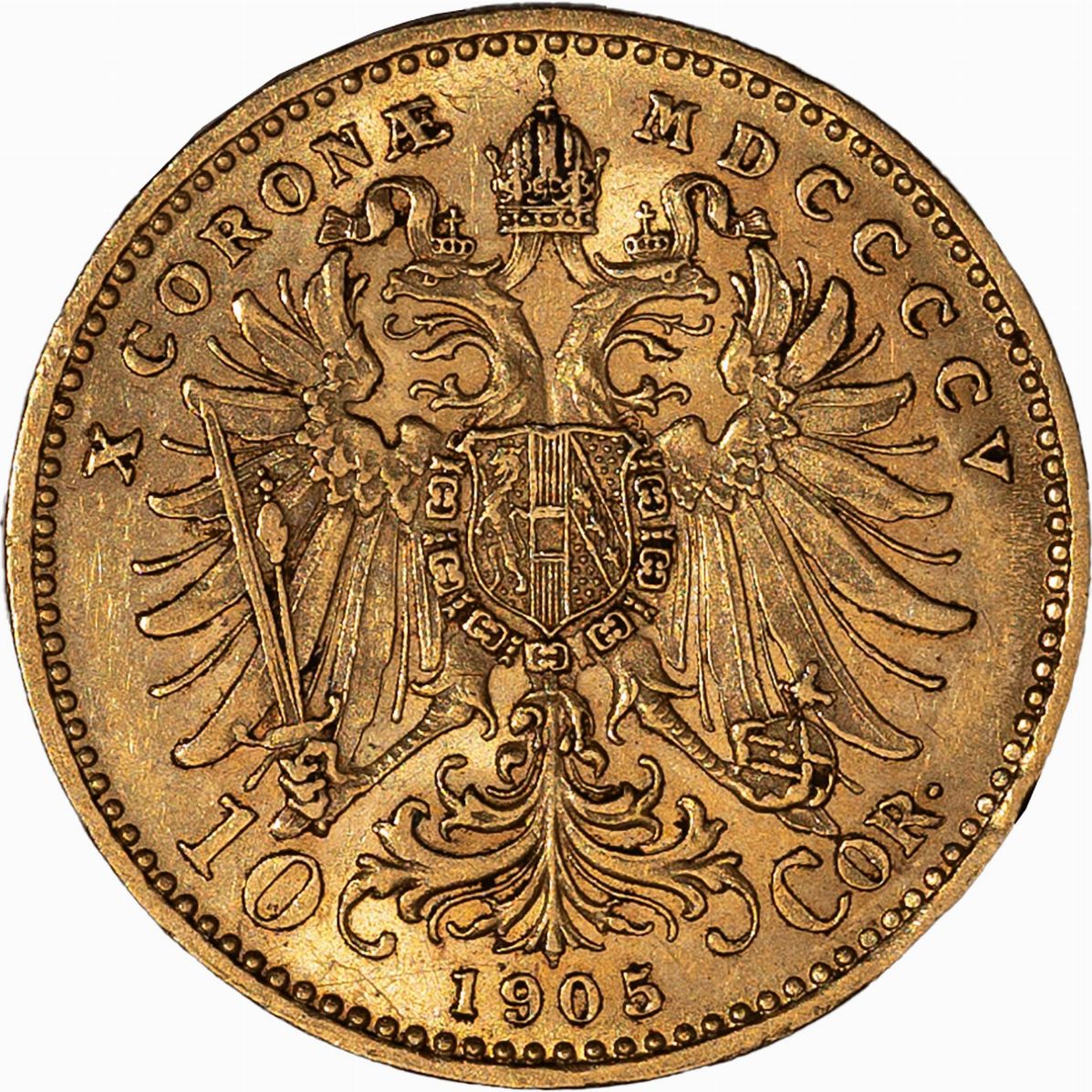 Austria, Franz Joseph I, 1848-1916 - Austria, FRANZ JOSEPH I, 10 corone, 1905, oro, gr. 3,30, Dia...
