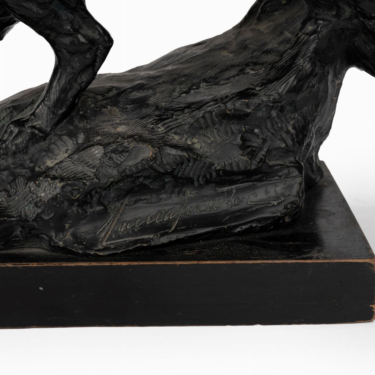 Guido Cacciapuoti - Scultura in Terracotta Raffigurante Volpe, Prima Metà del Secolo XX