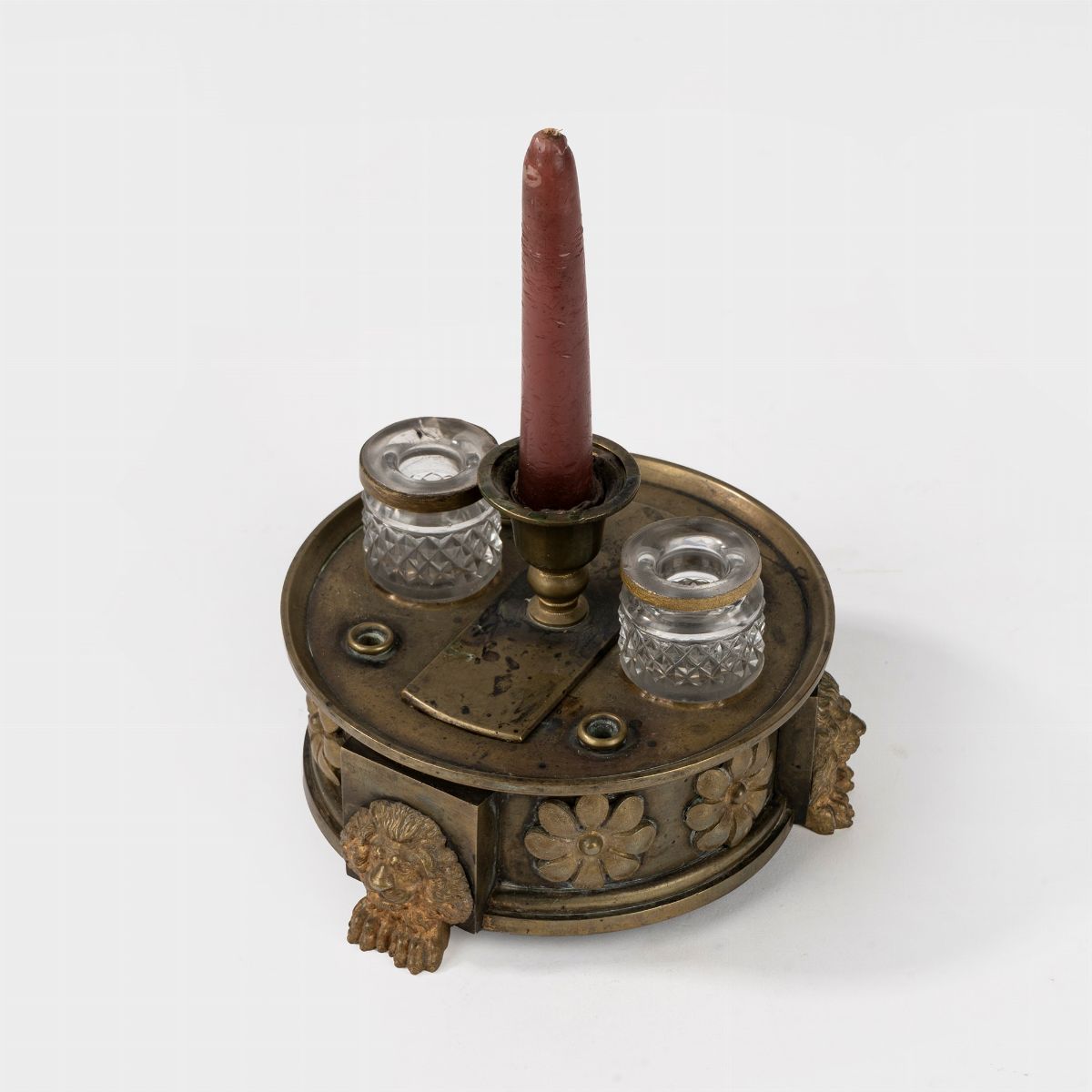 Calamaio Impero in Bronzo, Secolo XIX