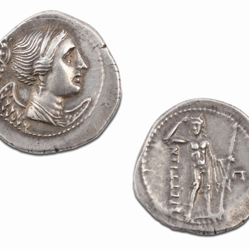 Bruttium, Brettii - Bruttium, Dracma (215-205 a.C.)