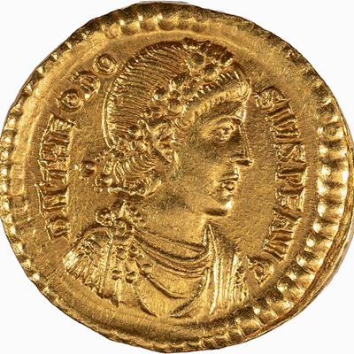 Teodosio I, Solido di Concordia, 378-383 d.C.
