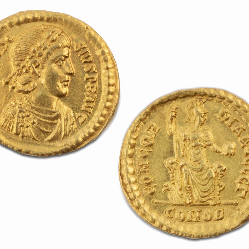 Impero Romano, Teodosio I, 379-395 D.C. - Teodosio I, Solido di Concordia, 378-383 d.C.