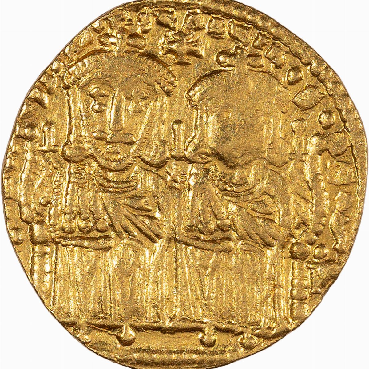 Impero Bizantino, Costantino V e Leone IV, 775-780 D.C. - Impero Bizantino, Moneta di Leone IV e ...