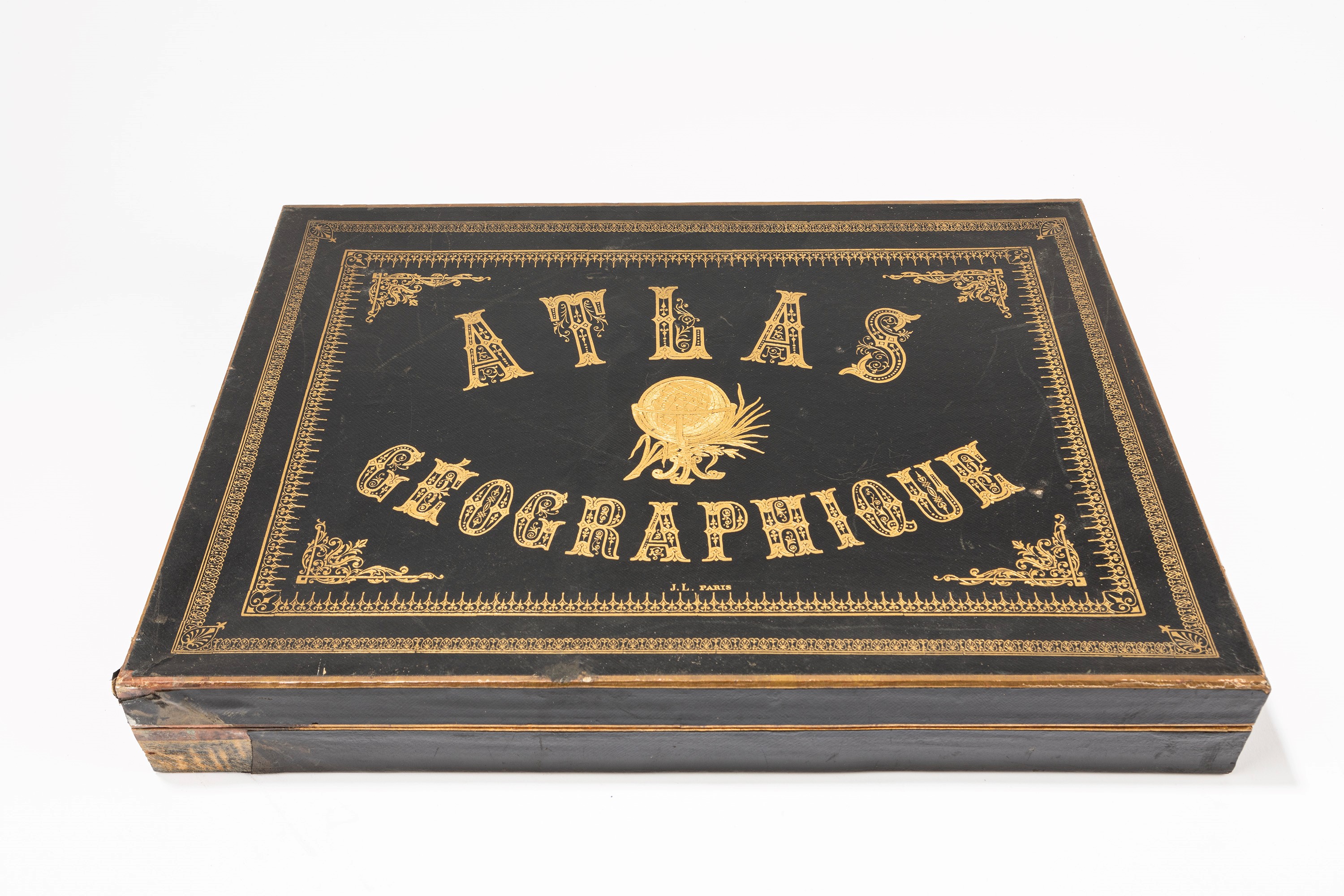 j.L. Paris - Puzzle geografico del mondo, cartoncino, “Atlas Geographique”