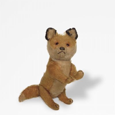 Fox, statuetta in ceramica, Germania, 1910