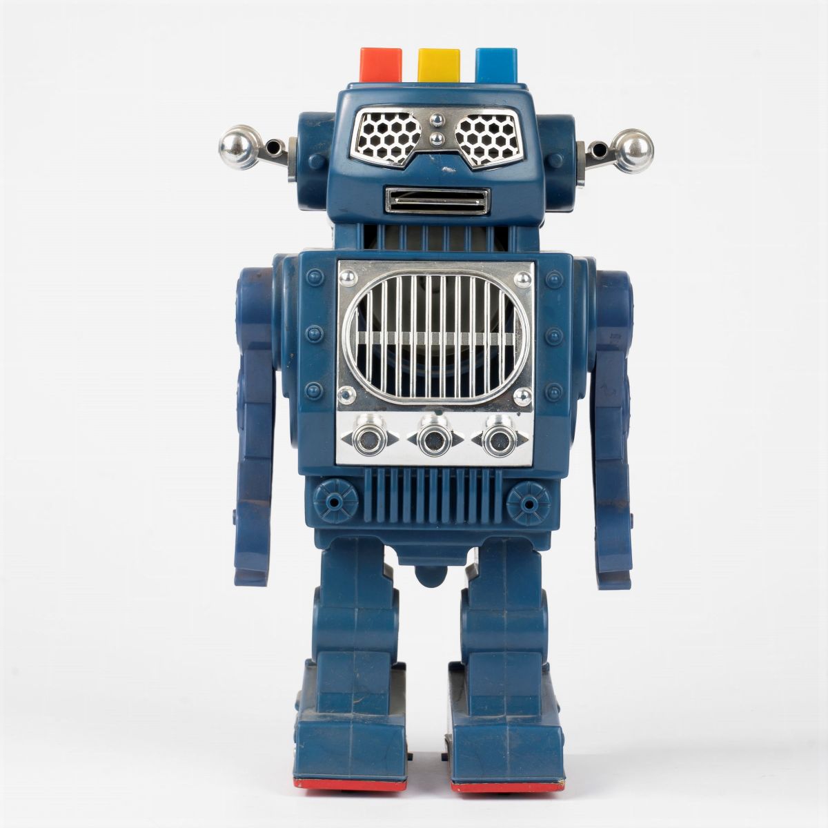 Sh Horikawa - Giocattolo d'epoca, Sounding Robot in plastica con funzionamento a batteria