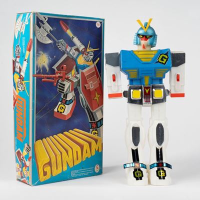Mini Jumbo Gundam, plastica, anni '70, altezza cm 38