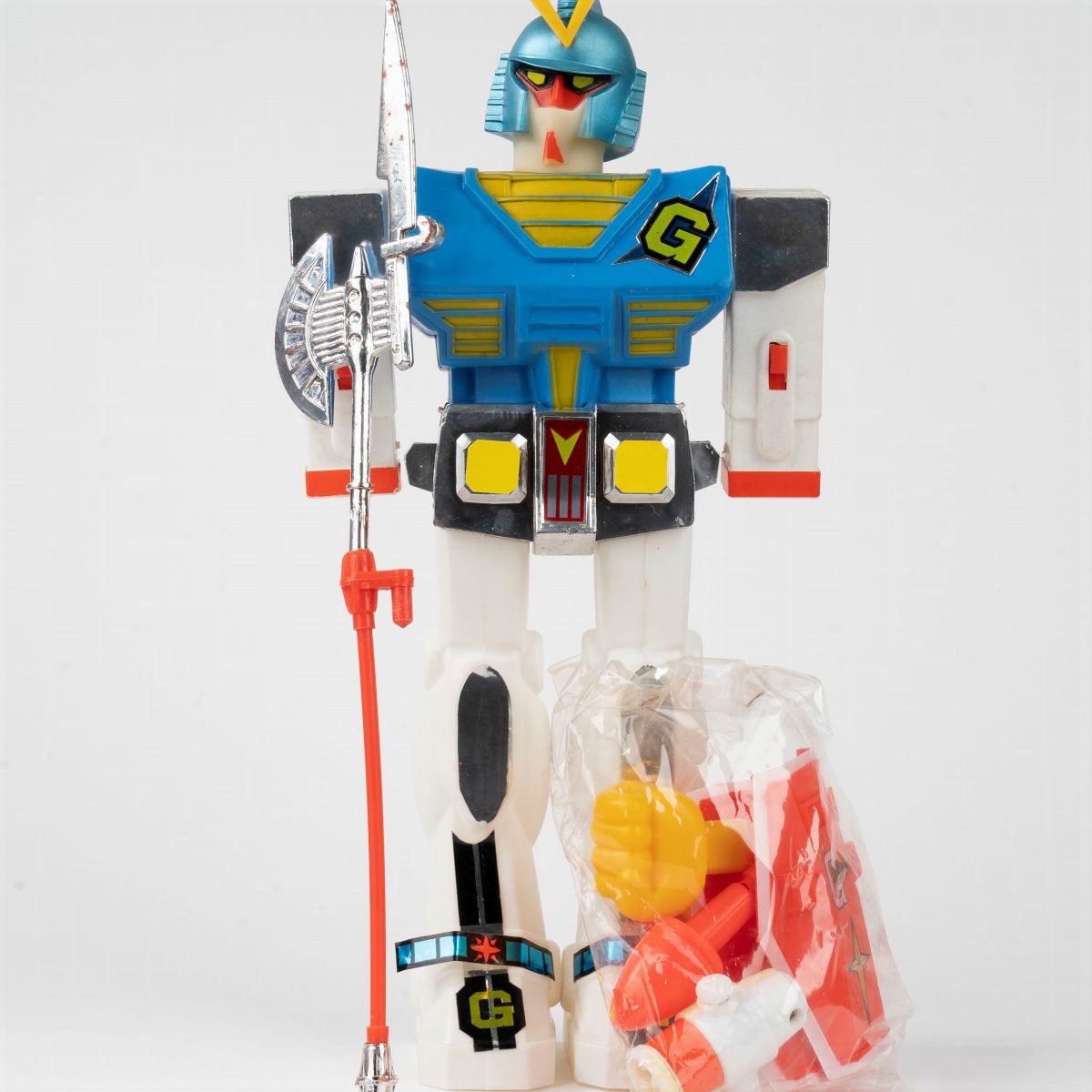 Ceppi Ratti - Mini Jumbo Gundam, plastica, anni '70, altezza cm 38