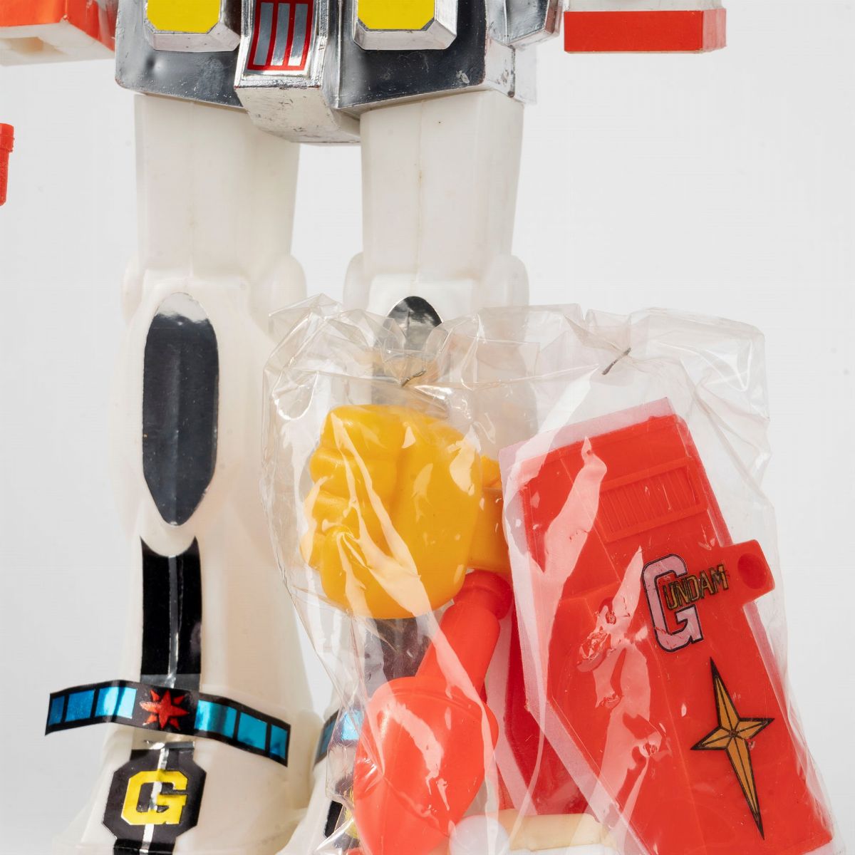 Ceppi Ratti - Mini Jumbo Gundam, plastica, anni '70, altezza cm 38