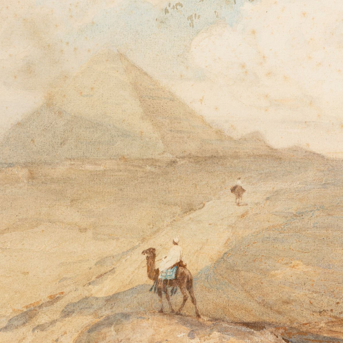 Filippo Carcano - Panorama Egiziano, la Piramide e la Sfinge