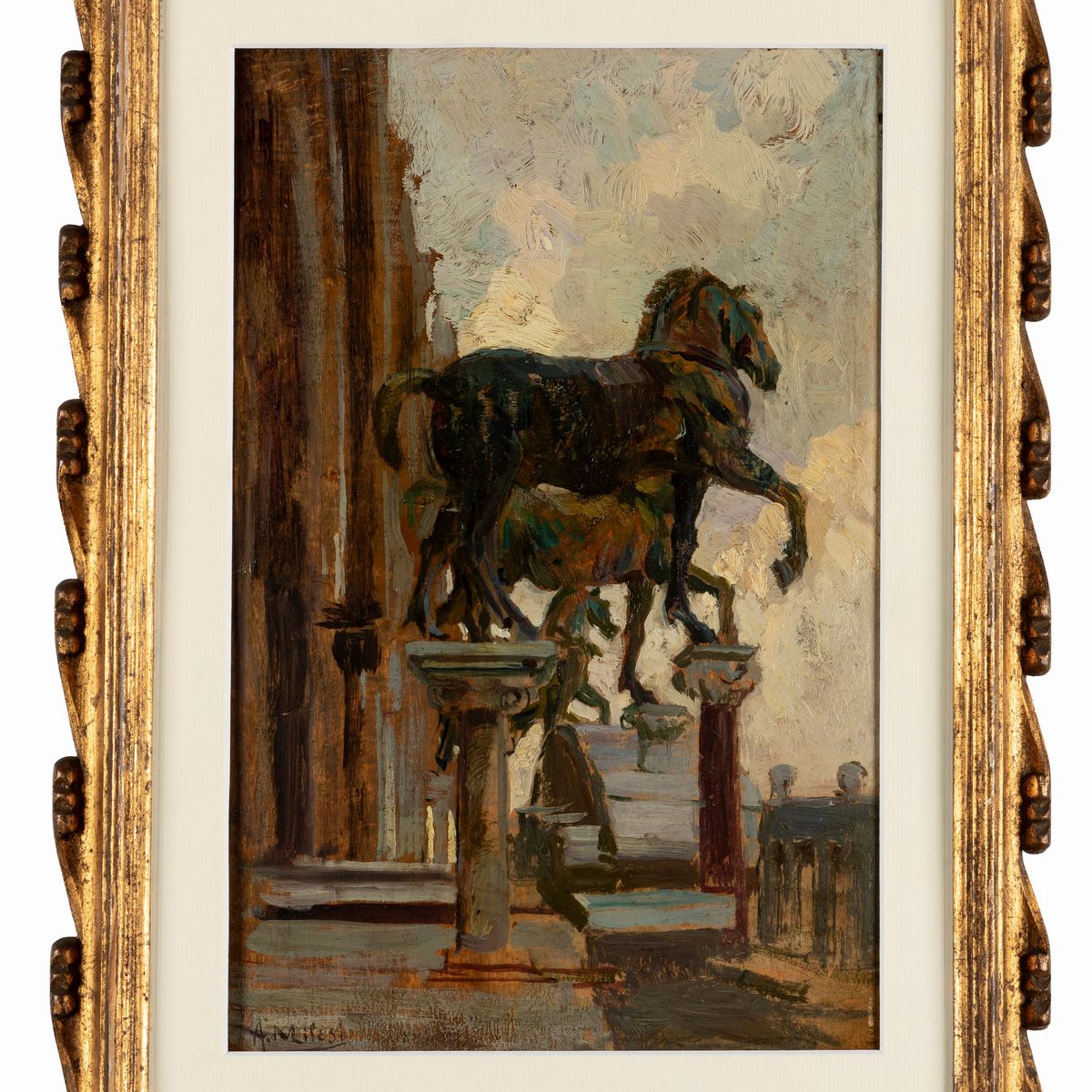 Alessandro Milesi - Venezia, Cavalli di San Marco