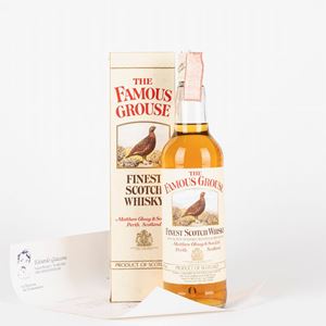 Famous Grouse with a letter of Edoardo Giaccone