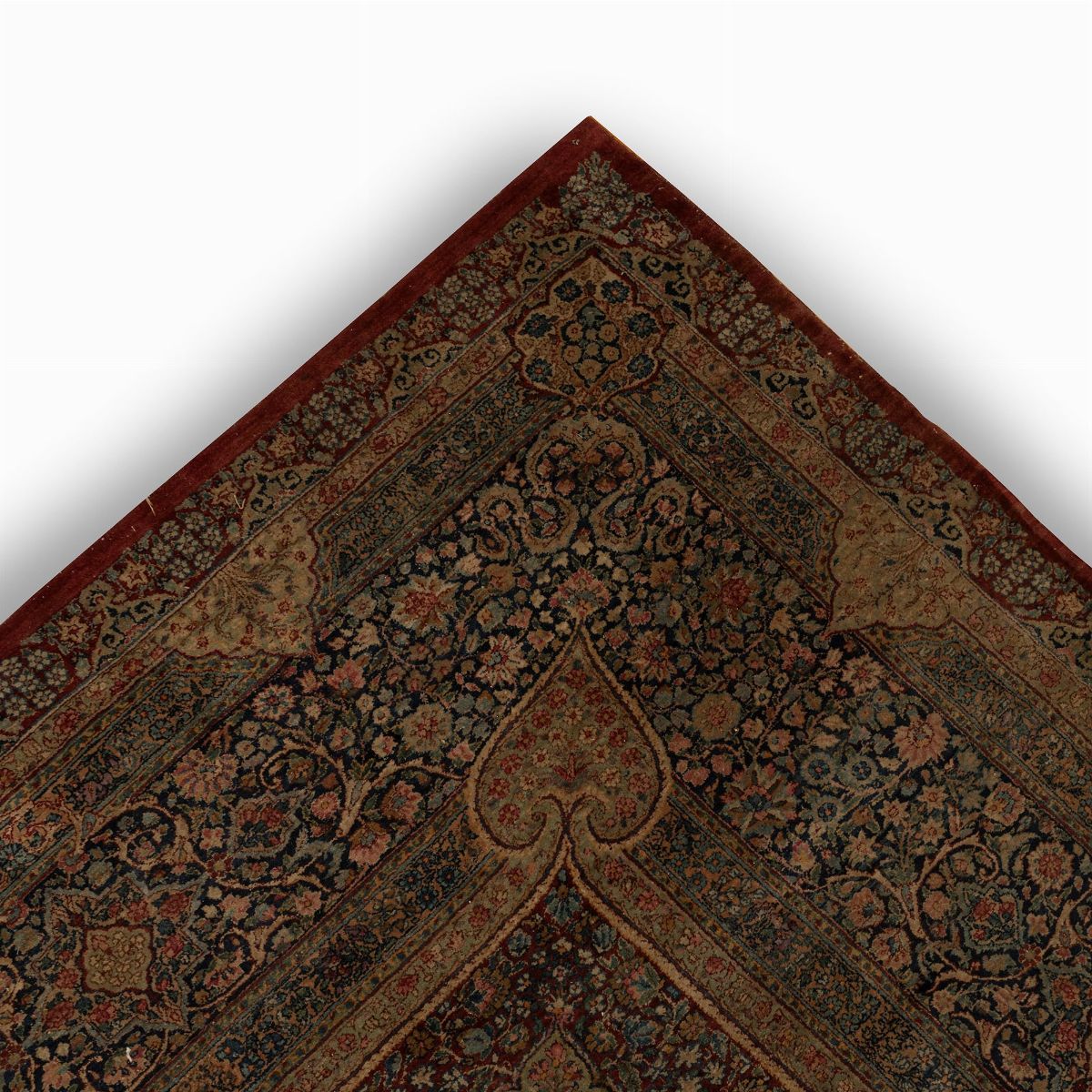 Tappeto Persiano Kashan, Secoli XIX-XX