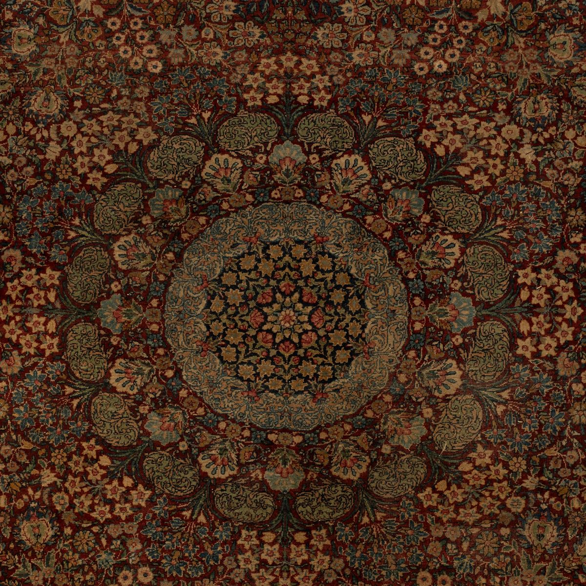 Tappeto Persiano Kashan, Secoli XIX-XX
