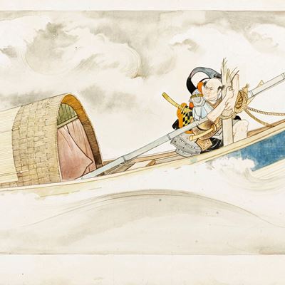 Fiabe giapponesi - Illustrazione originale