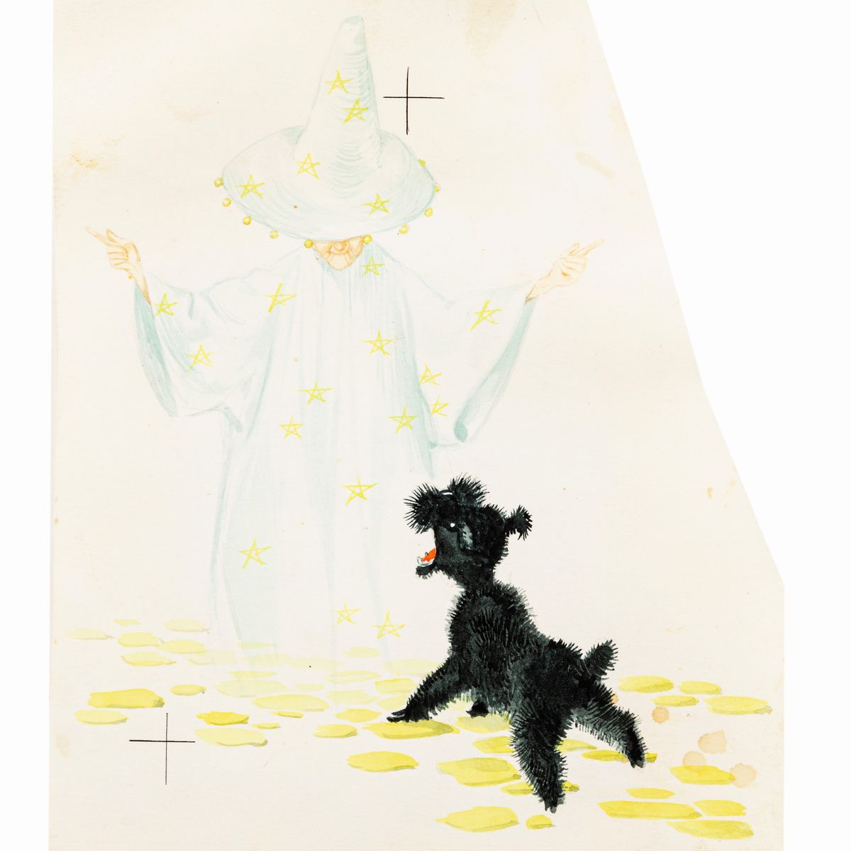 Libico Maraja - Illustrazioni per 'Il mago di Oz' - matita, acquerello e tempera su cartoncino sa...