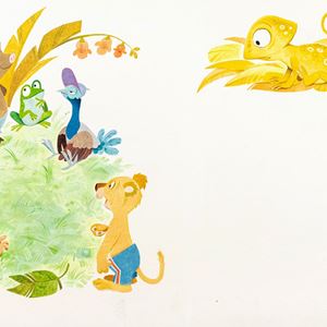 Rainbow, transformative chameleon