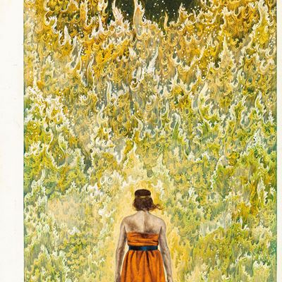Leggende germaniche, tempera su cartone