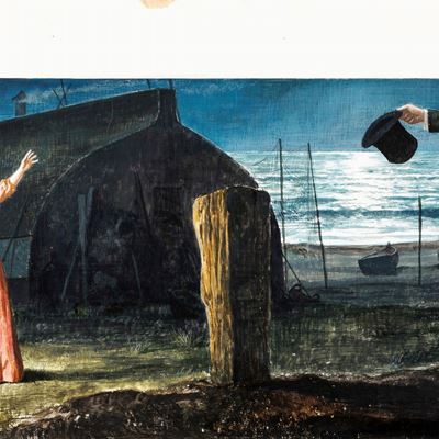 Illustrazione per 'David Copperfield', tempera su cartone