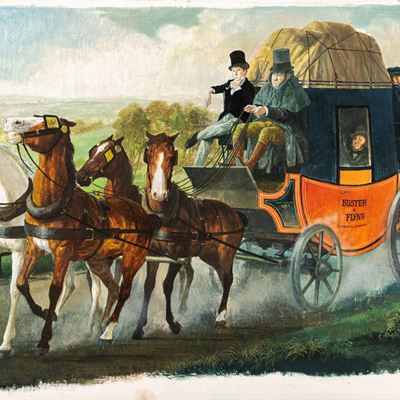 Illustrazione per 'David Copperfield', tempera su cartone