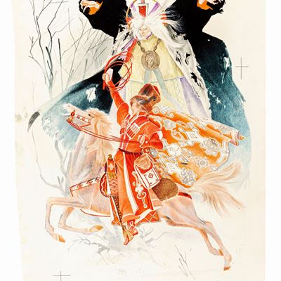 Fiabe russe - Illustrazione originale del 1964
