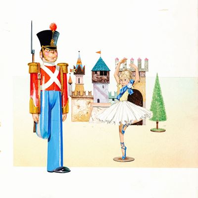 Il soldatino di piombo, tempera su cartone