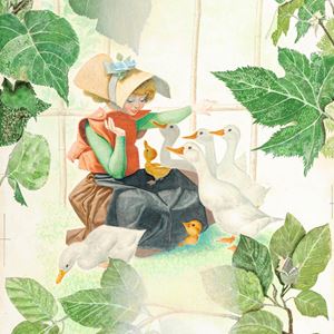 La piccola guardiana d'oche