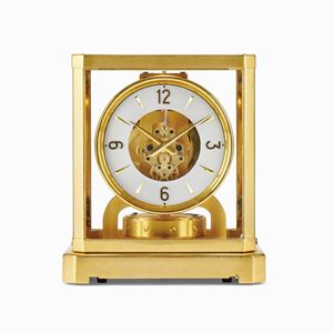 A Jaeger Le Coultre Atmos table watch, circa 1950
