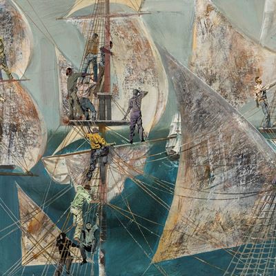 De Gaspari, Moby Dick – Illustrazione originale