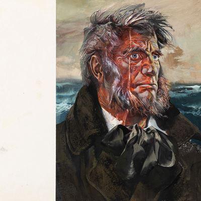De Gaspari, Moby Dick, tempera su cartone