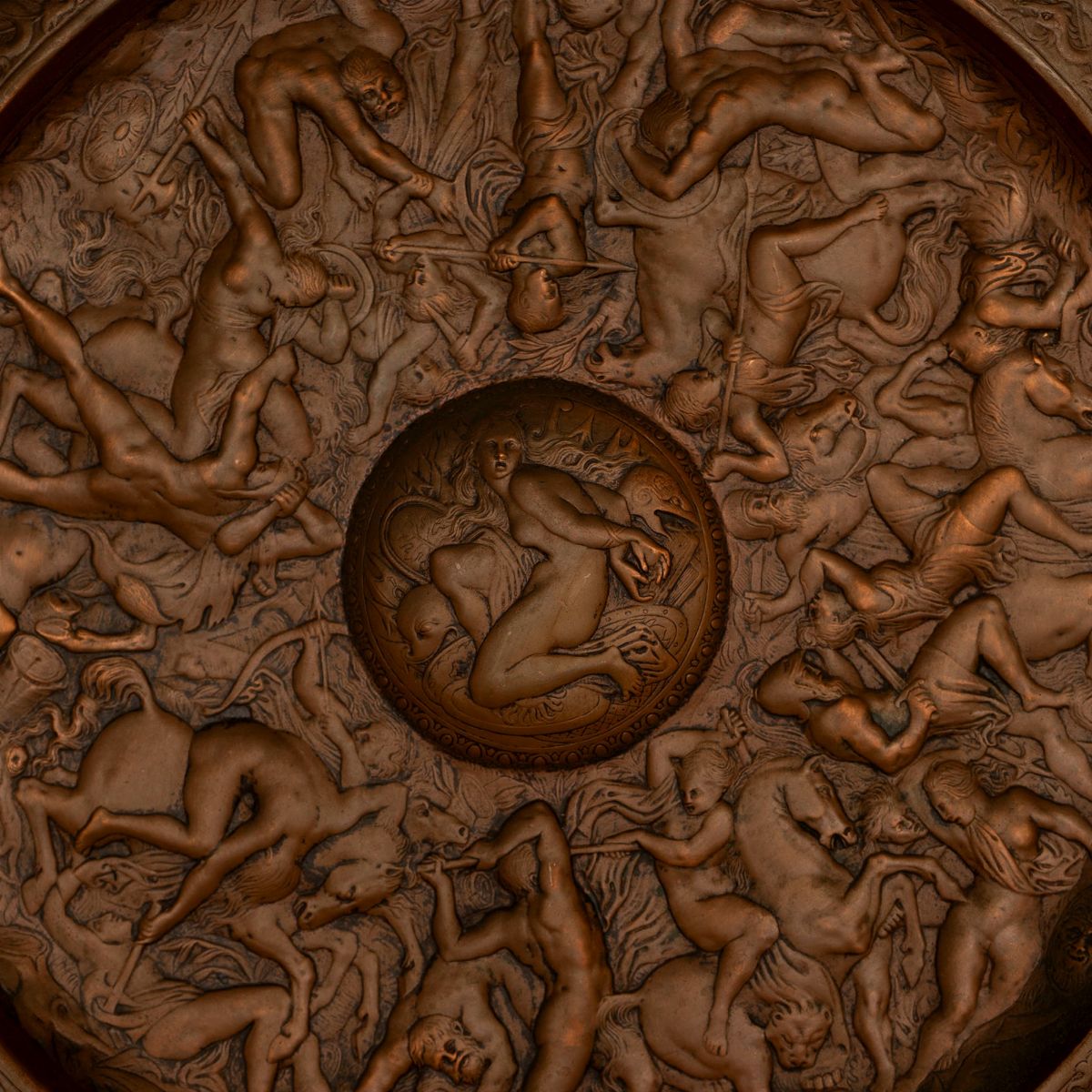 Piatto da Parata in Rame, Secolo XIX