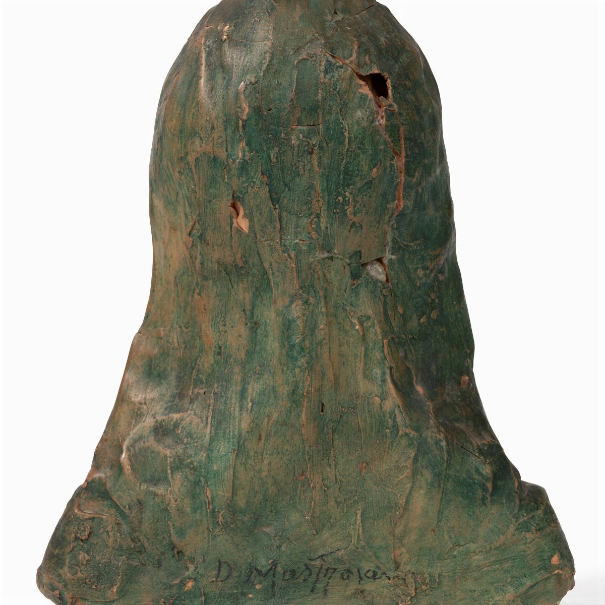 Scultura in Terracotta Raffigurante Busto di Donna Velata, Secolo XX