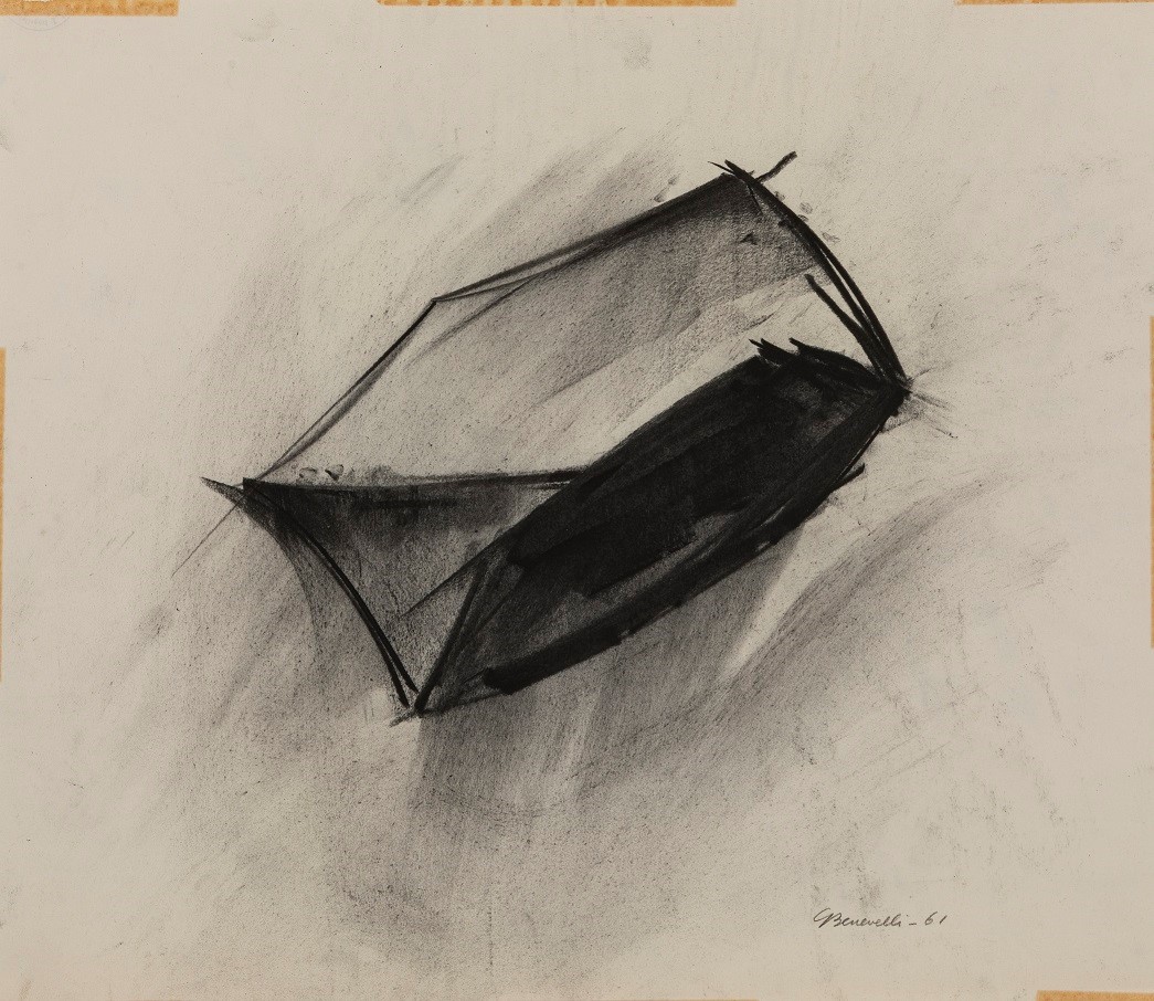 Giacomo Benevelli - Tre Litografie e Tre Carboncini