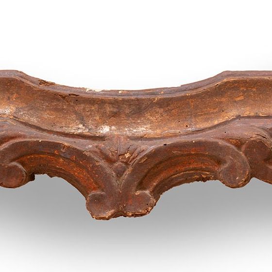 Lotto Composto da una Mensola e un Architrave in Legno