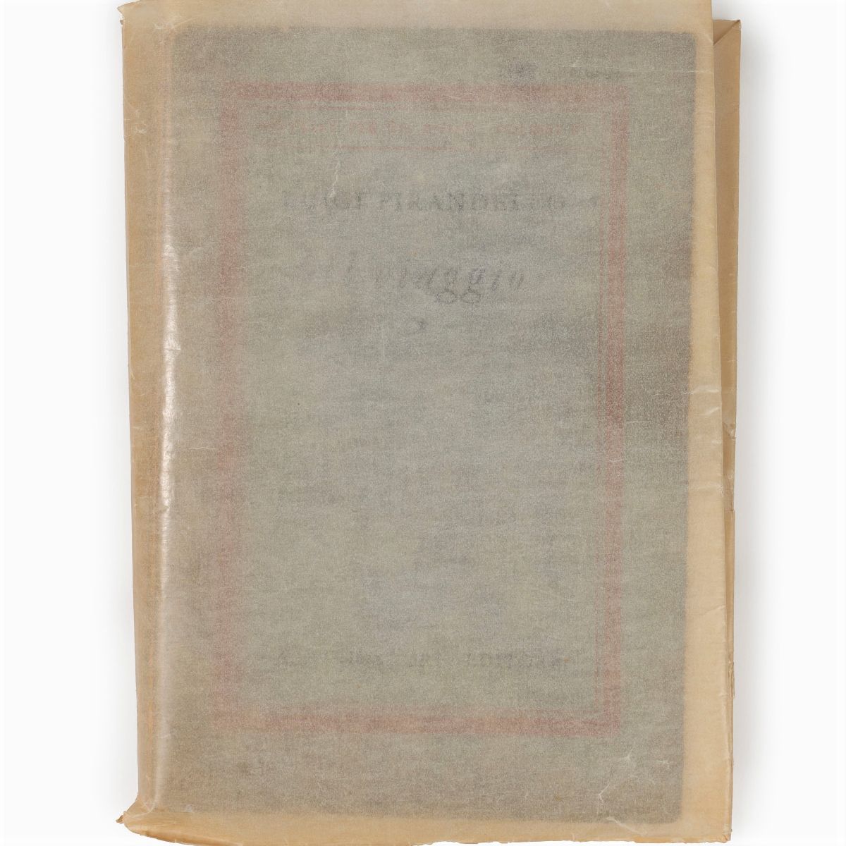 Pirandello, Luigi - Pirandello, Il Viaggio - Raccolta di novelle con dedica autografa
