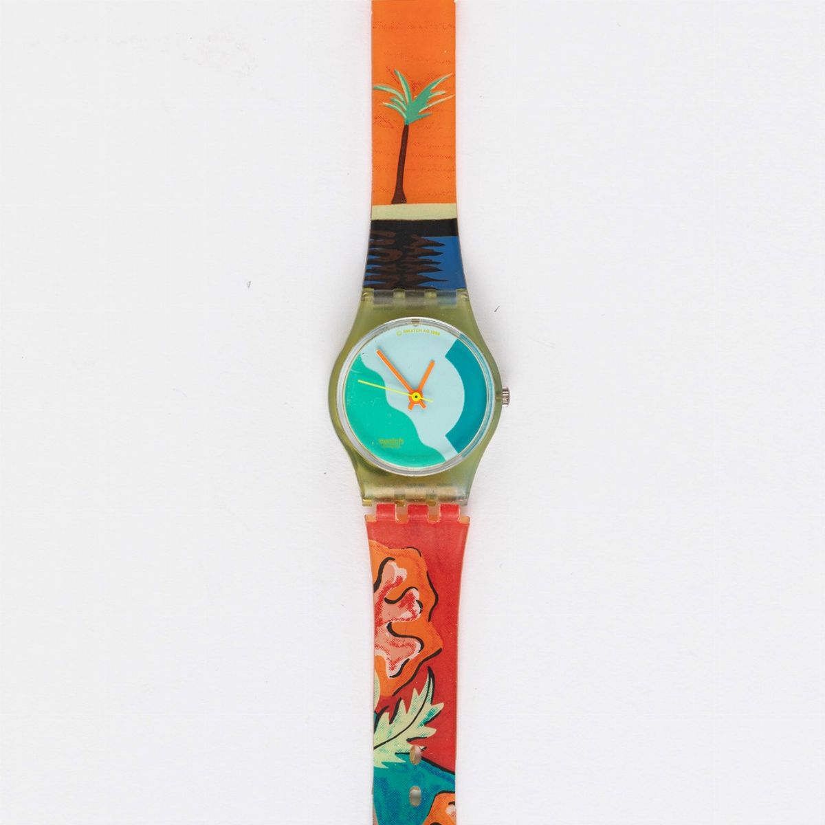 Orologio Swatch, Papaya Swing (LN113), 1990