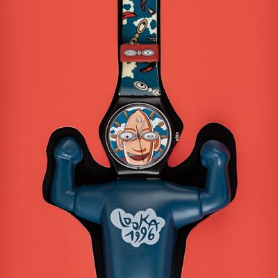 Swatch Collectors Club, Special 1996 Looka (GZ700PACK), orologio da collezione