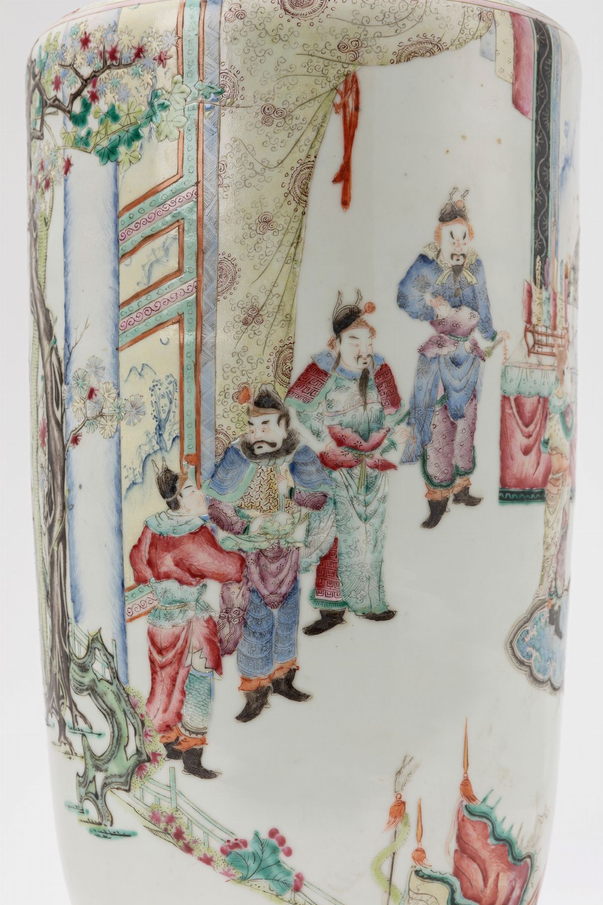 Vaso in porcellana Famiglia Rosa, Cina, fine XIX secolo / inizio XX secolo